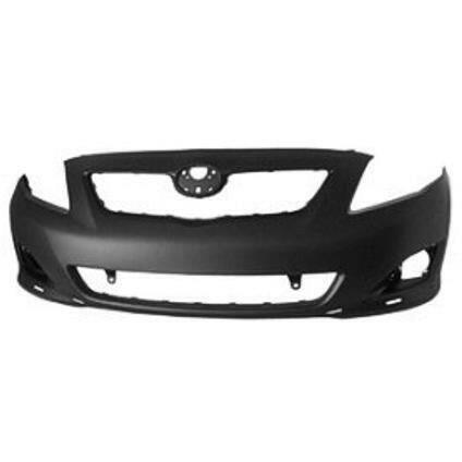 2009-2010 Toyota Corolla Front Bumper Cover w/Spoiler Holes.