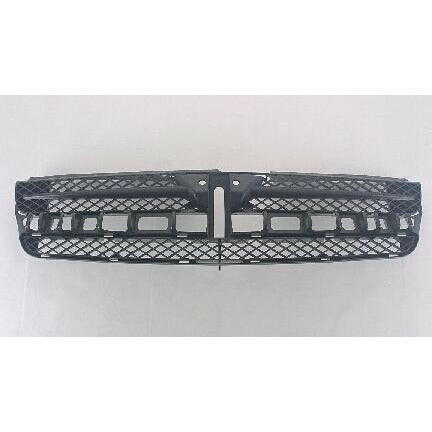 2004-2005 Toyota Sienna Grille Black W/O Insert Holes.