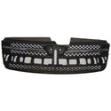 2004-2005 Toyota Sienna Grille Black W/ Insert Holes.