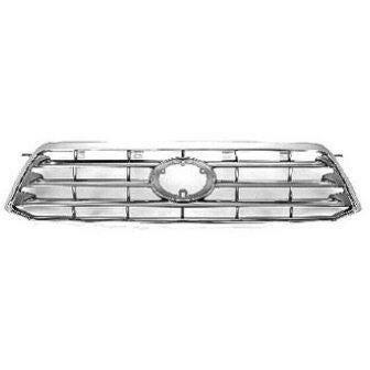 2008-2010 Toyota Highlander Grille Chrome/Gray/Black.