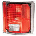 1973-1991 GMC Jimmy Tail Lamp Assembly LH w/Chrome Trim.