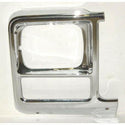 1979-1980 GMC Pickup Headlamp Door RH W/ Single Rectangular Headlamp.