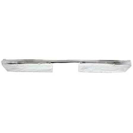 1981-1987 GMC Pickup Rear Bumper Chrome W/O Strip Holes.