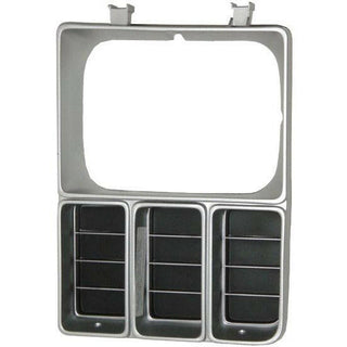 1981-1982 Chevy C/K Pickup Stepside Headlamp Door LH W/ Single Rectangular Headlamp Chevy C/K Pickup/Blazer/Suburban 81-82.