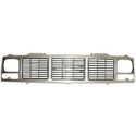 1992-1993 GMC Suburban Grille Silver/Dark Argent.