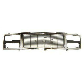 1992-1993 GMC Yukon Grille Chrome/Silver/Black.