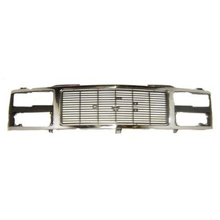 1988-1993 GMC Pickup Grille Chrome/Silver/Black - Classic 2 Current Fabrication