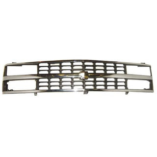 1992-1993 Chevy Suburban Grille Chrome/Dark Argent - Classic 2 Current Fabrication