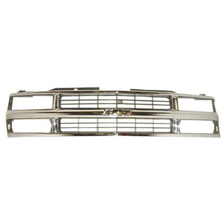 1994-1999 Chevy Suburban Grille Chrome/Silver/Black - Classic 2 Current Fabrication