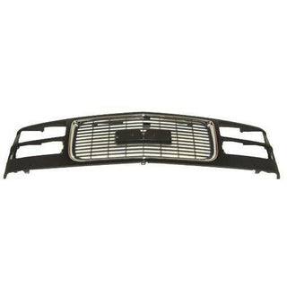 1994-1999 GMC Suburban Grille Black/Chrome.