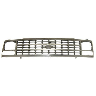 1992-1993 Chevy Blazer (Full Size) Grille Silver/Dark Argent - Classic 2 Current Fabrication