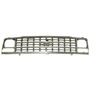 1992-1993 Chevy Blazer (Full Size) Grille Silver/Dark Argent.