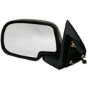 1999-2002 GMC Sierra Pickup Mirror Power LH W/Gloss Black Cover Folding.