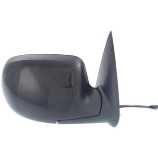 1999-2002 GMC Sierra Pickup Mirror Power RH W/Gloss Black Cover Folding.