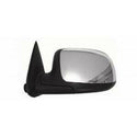 LH Door Mirror Power Heated Textured W/Chrome Cover Fold Silverado/Sierra.