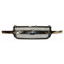 1999-2002 Chevy Silverado Pickup Grille Chrome/Textured Black.