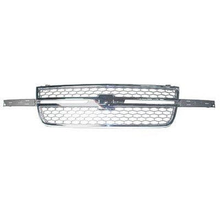 2003-2007 Chevy Silverado Pickup Grille Chrome - Classic 2 Current Fabrication