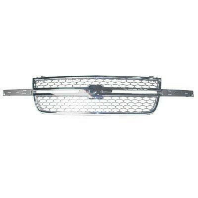 2003-2007 Chevy Silverado Pickup Grille Chrome.