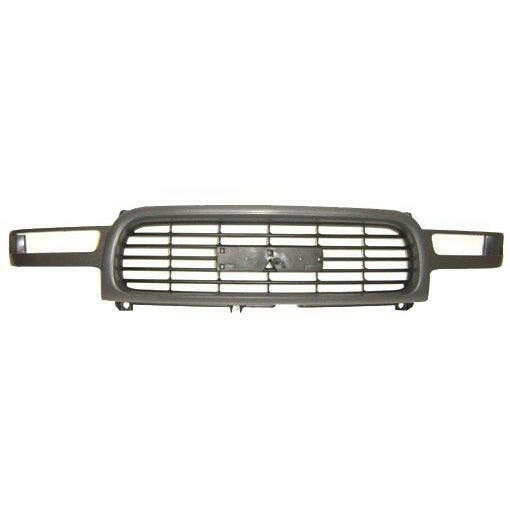1999-2002 GMC Sierra Pickup Grille Textured Gray/Black.