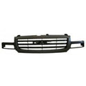 2003-2007 GMC Sierra Pickup Grille Black/Dark Gray.