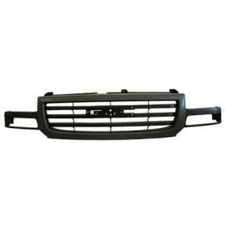 2003-2007 GMC Sierra Pickup Grille Black/Dark Gray.