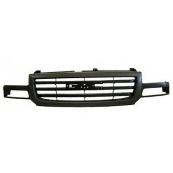 2003-2007 GMC Sierra Pickup Grille Black/Dark Gray.