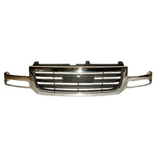 2003-2007 GMC Sierra Pickup Grille Chrome/Textured Black.