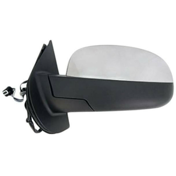 2007-2014 GMC Yukon XL Mirror Power LH W/Chrome Cover Fold W/O Courtesy Lamp.