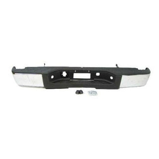 2007-2013 GMC Sierra Pickup Rear Step Bumper w/Pads & Brackets 1500 W/O Sensors.