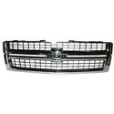 2007-2010 Chevy Silverado Pickup Grille Chrome.