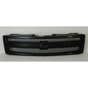 2007-2011 Chevy Silverado Pickup Grille Black.