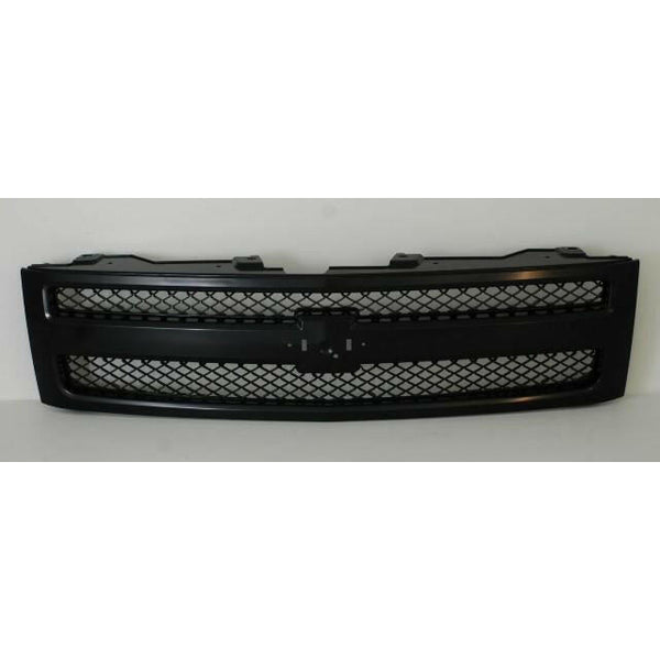 2007-2011 Chevy Silverado Pickup Grille Black.