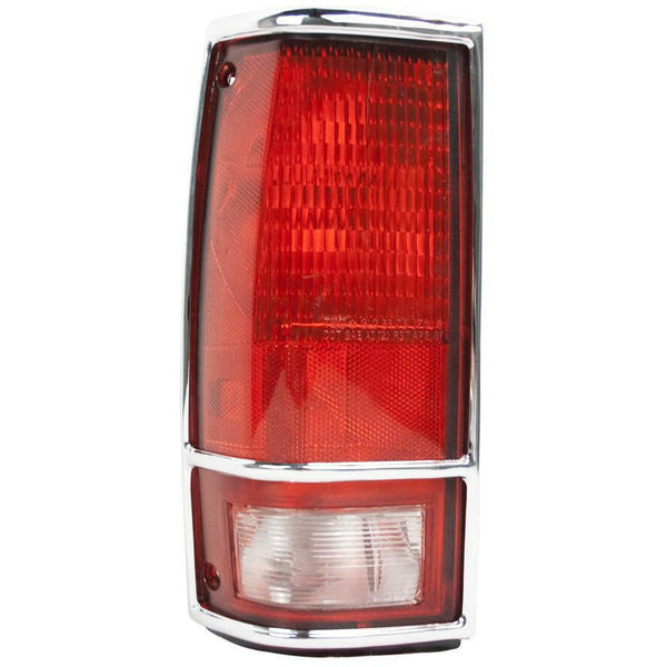 1982-1993 GMC Sonoma Pickup Tail Lamp LH w/Chrome Trim.