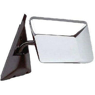 LH Door Mirror Manual Non-Heated Chrome Folding.