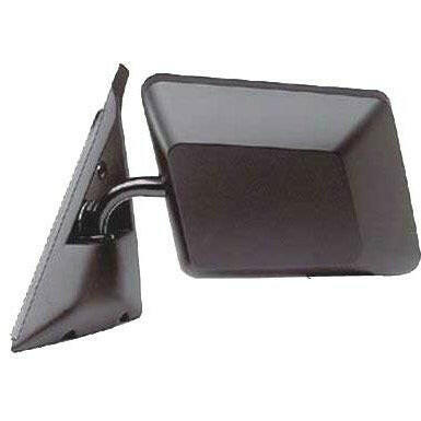 LH Door Mirror Manual Non-Heated Smooth Black Folding.