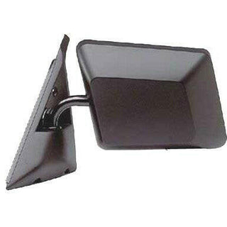 LH Door Mirror Manual Non-Heated Smooth Black Folding.