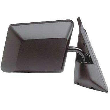 RH Door Mirror Manual Non-Heated Smooth Black Folding.