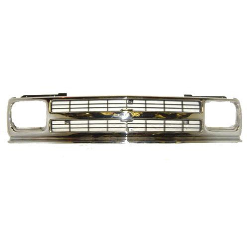1991-1992 Chevy S-10 Pickup Grille Chrome - Classic 2 Current Fabrication