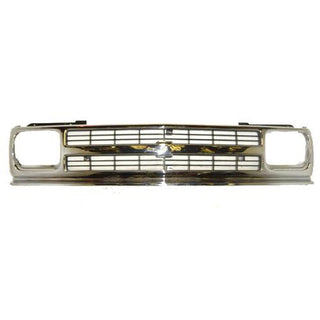 1991-1992 Chevy Blazer (Mid Size) Grille Chrome - Classic 2 Current Fabrication