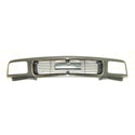 1994-1997 GMC Sonoma Pickup Grille Chrome/Dark Argent - Classic 2 Current Fabrication