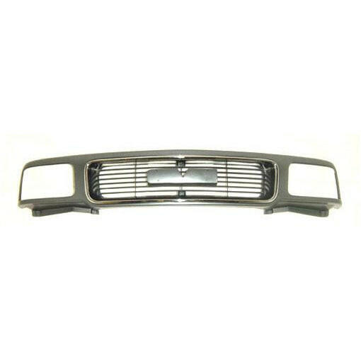1995-1997 GMC Jimmy (Mid Size) Grille Chrome/Dark Argent.