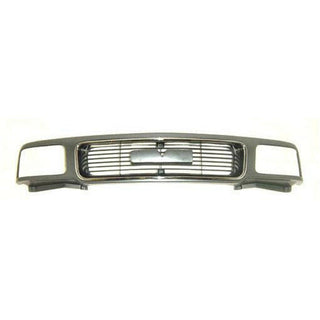 1995-1997 GMC Jimmy (Mid Size) Grille Chrome/Dark Argent.