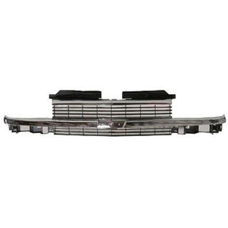 1998-2005 Chevy Blazer (Mid Size) Grille Chrome/Dark Argent.