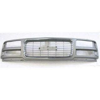 1996-2002 GMC Savana Van Grille Chrome/Gray.