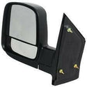 LH Mirror Outside Rear Textured Manual Foldable Dual Glass Express/Savana.