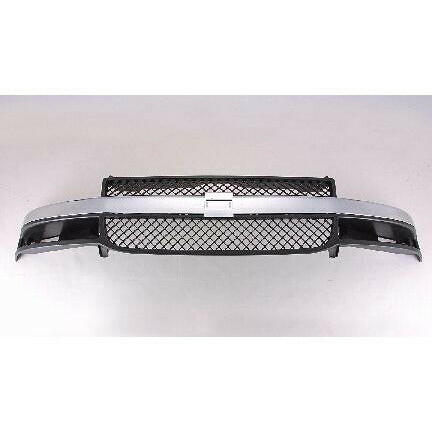 2003-2014 Chevy Express Van Grille Gray w/Composite Headlamp.