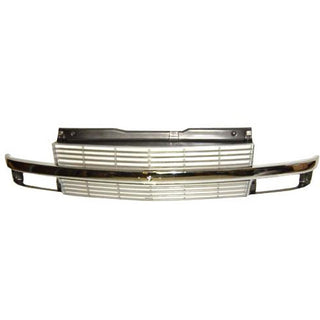 1995-2005 Chevy Astro Grille Chrome/Gray/Silver - Classic 2 Current Fabrication