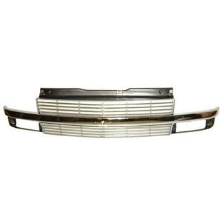 1995-2005 Chevy Astro Grille Chrome/Gray/Silver.