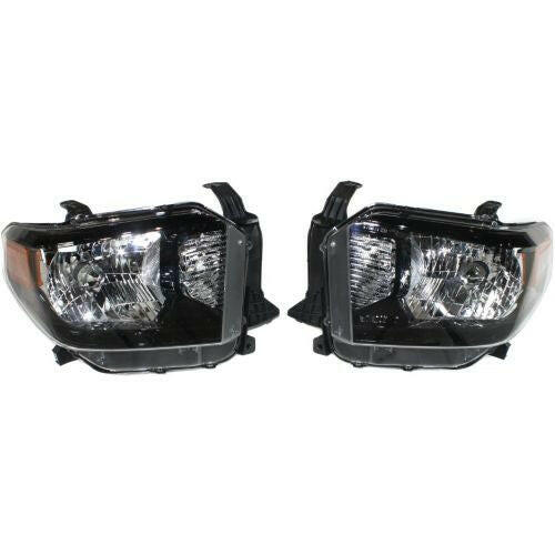 2014-2015 Toyota Tundra Clear Head Light, Lens And Housing, Set.