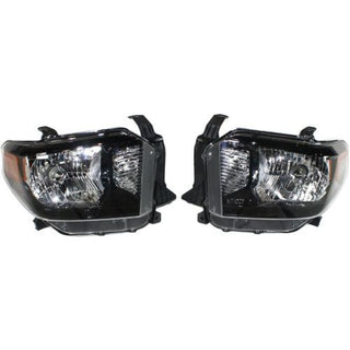 2014-2015 Toyota Tundra Clear Head Light, Lens And Housing, Set - Classic 2 Current Fabrication